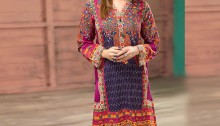 Traditional embroidered lawn dress